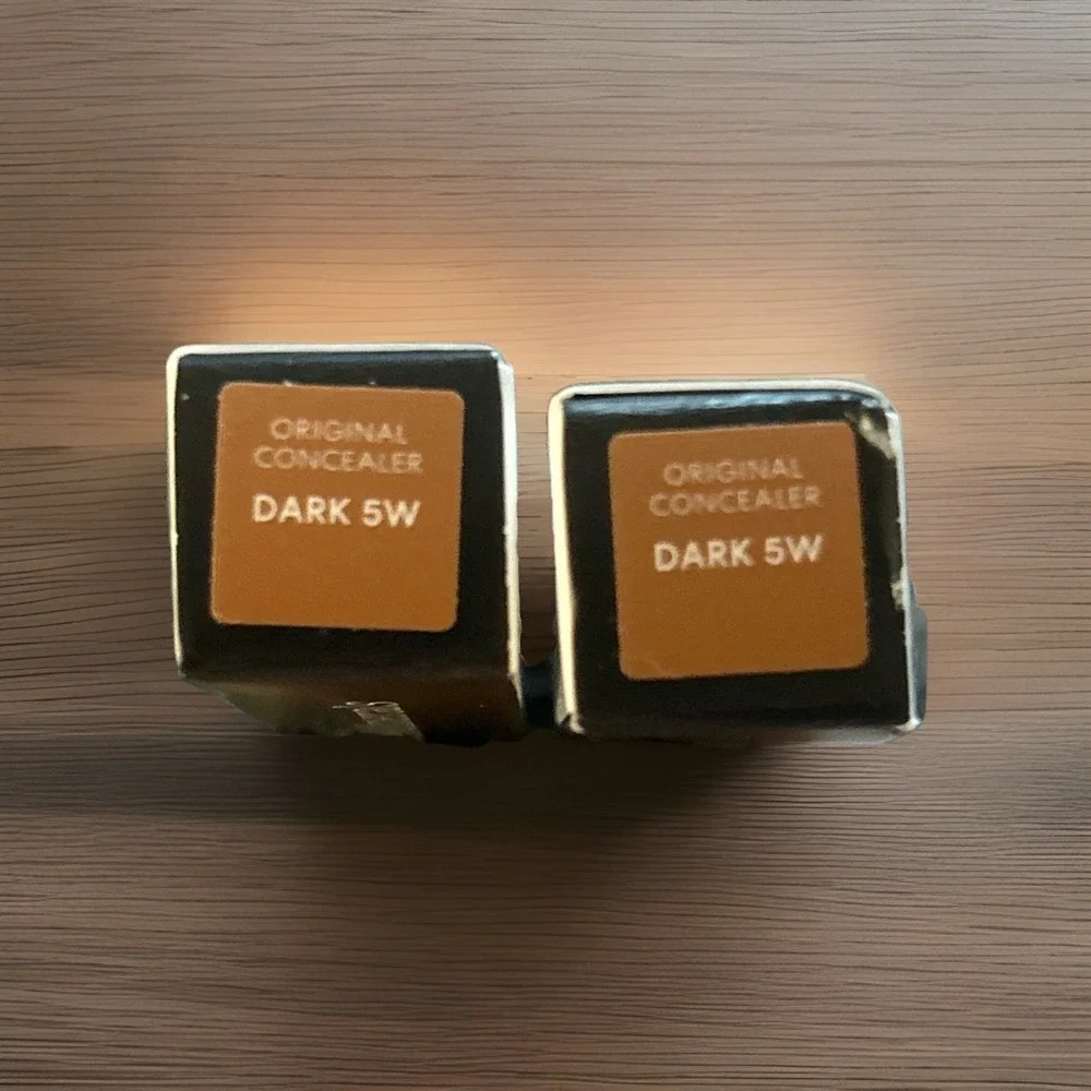 Lot of 2 Bare Minerals Liquid Mineral Concealer Dark 5W~ New in Box‎